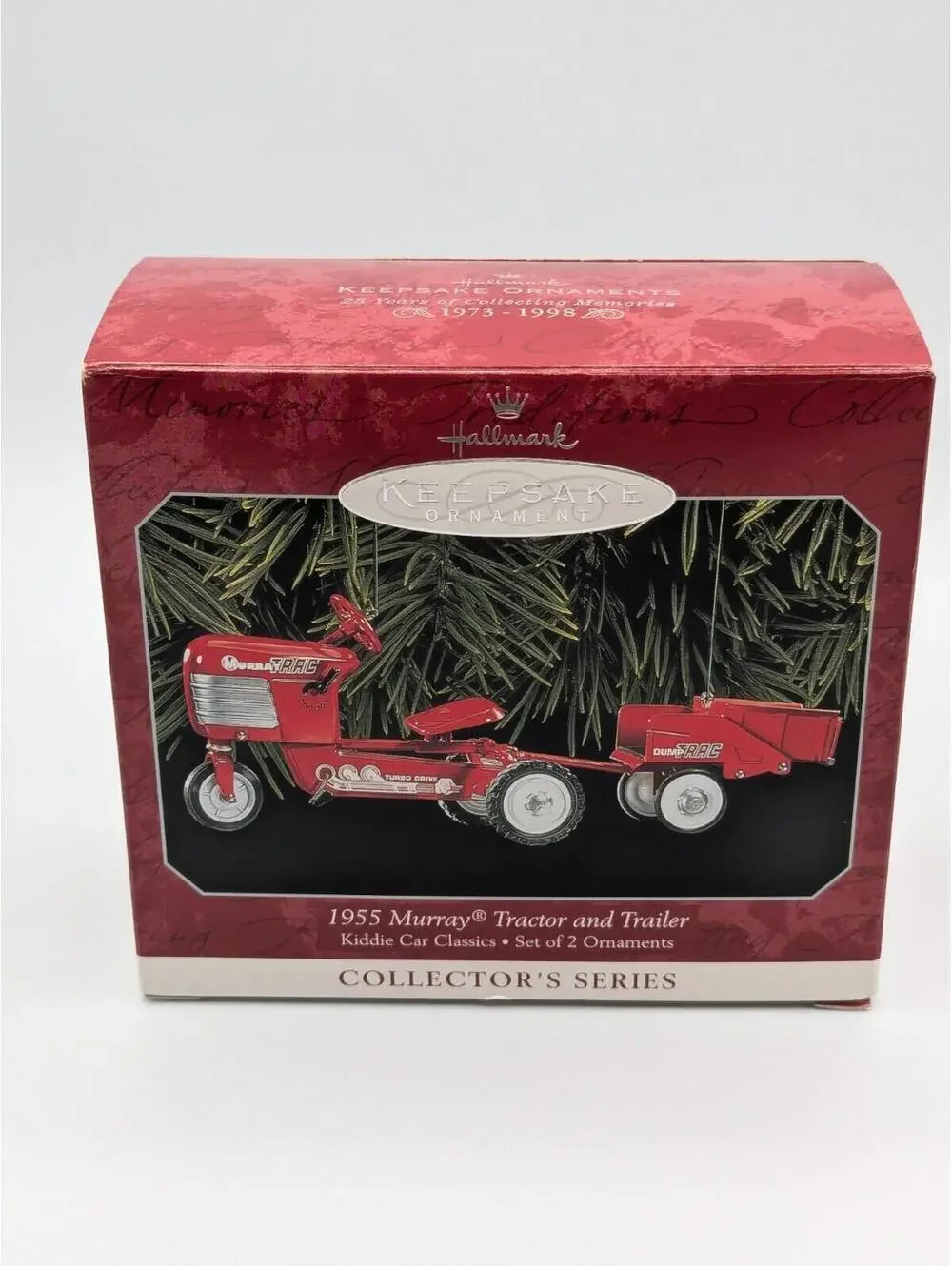 Hallmark Keepsake 1955 Murray Tractor and Trailer, 1998, 5th in the Series, NEW
